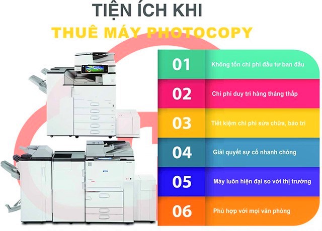 Những tiện ích khi thuê máy photocopy giá rẻ