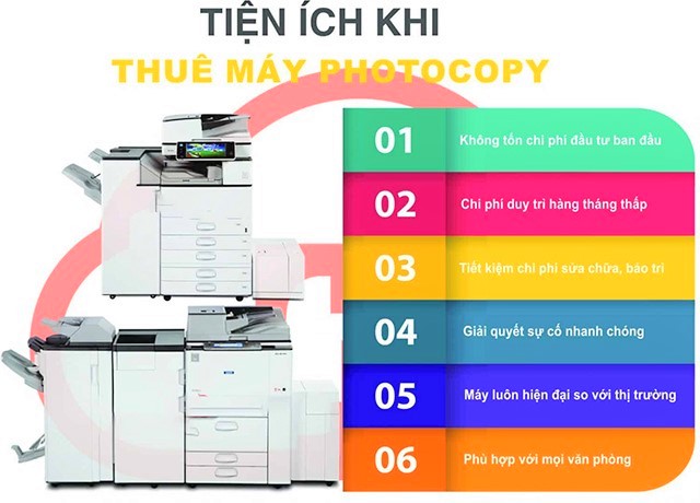 Những tiện ích khi thuê máy photocopy giá rẻ