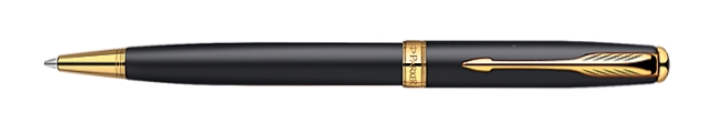 Bút bi Parker Sonnet Mate Black cài vàng