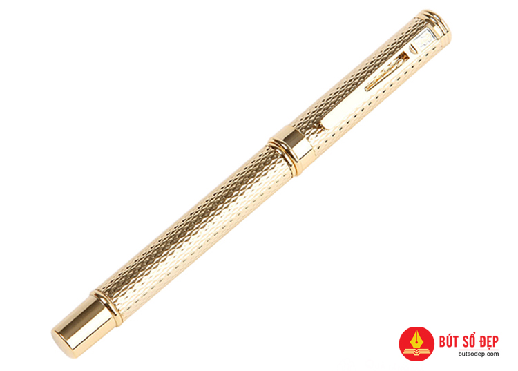 Bút dạ bi cao cấp Crocodile 218R(G) màu vàng
