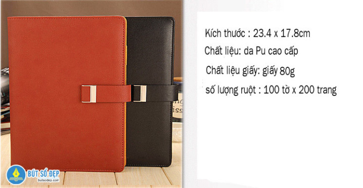 Kích thước sổ da cao cấp AD-AV6