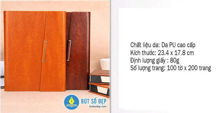 Kích thước sổ da cao cấp AD-AV7