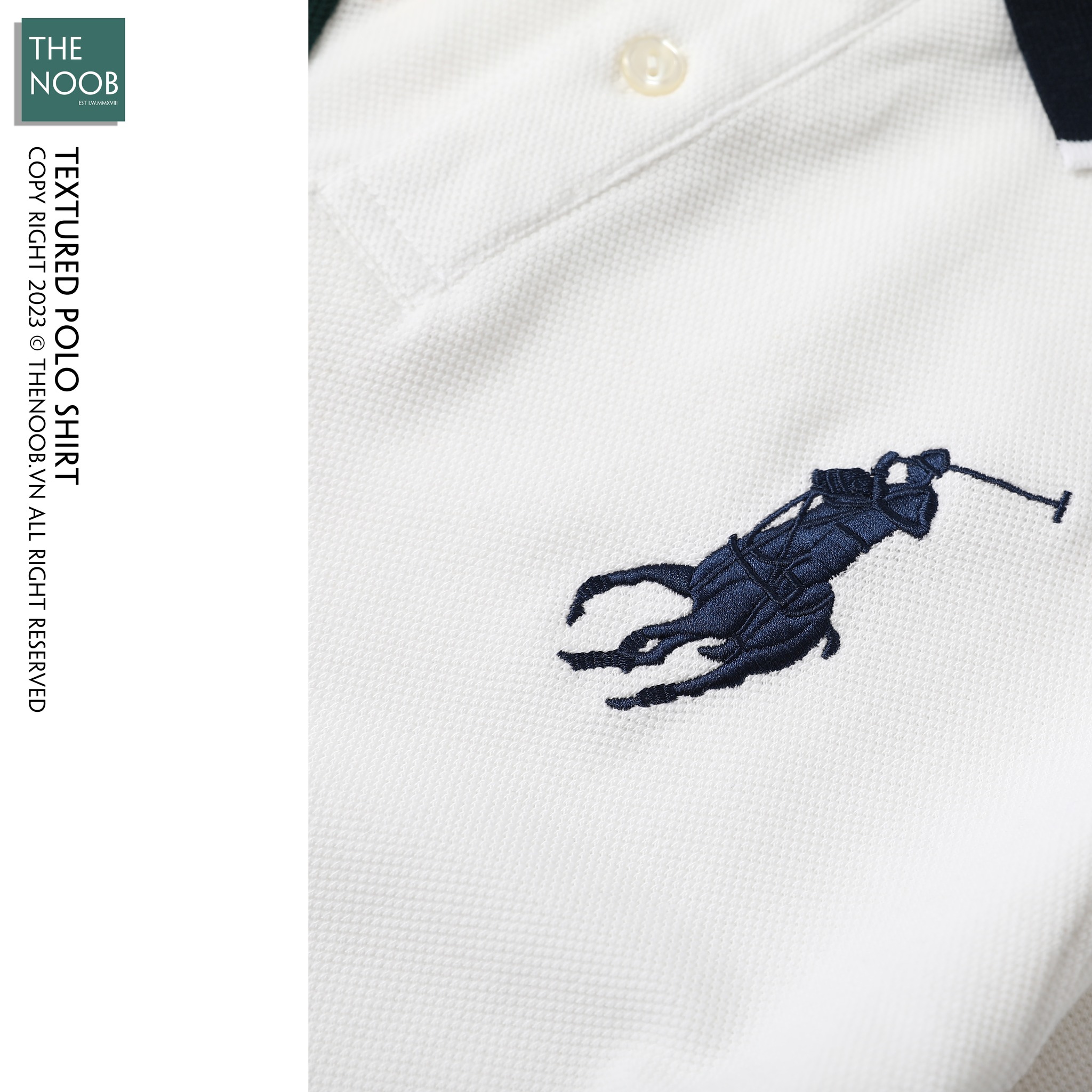 Polo Ralph Lauren - Áo Phông Có Cổ Cộc Tay - 2023AP29 THE NOOB