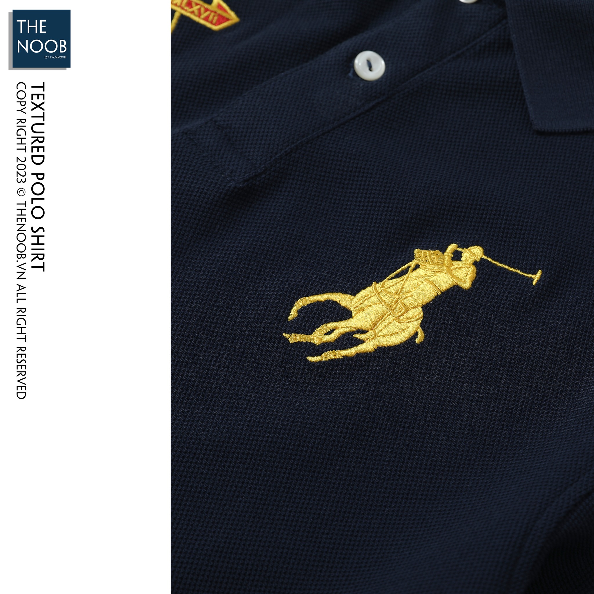 Polo Ralph Lauren - Áo Phông Có Cổ Cộc Tay - 2023AP30 THE NOOB