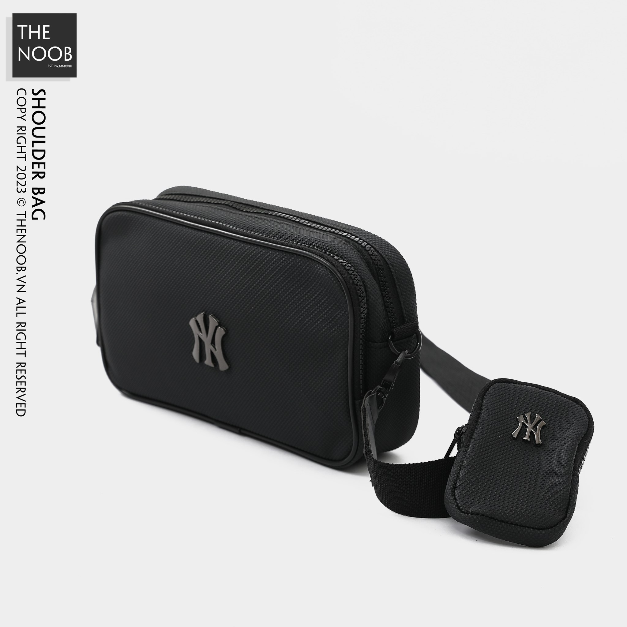 Túi Đeo Chéo MLB Monogram Jacquard Mini Crossbody Bag New York Yankees   KO STORE  HÀNG HIỆU CHÍNH HÃNG