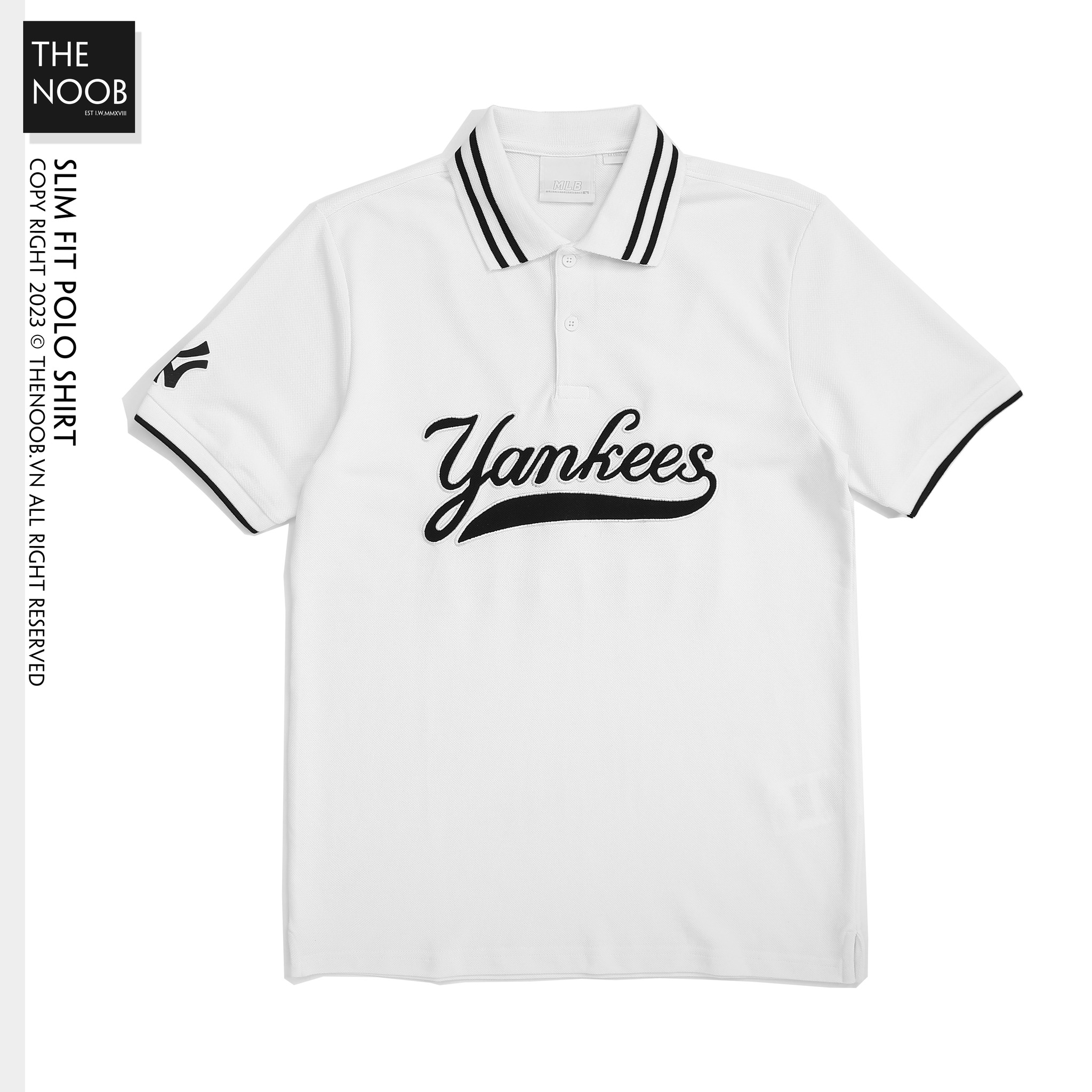 MLB  Áo thun cổ tròn ngắn tay Basic Monogram