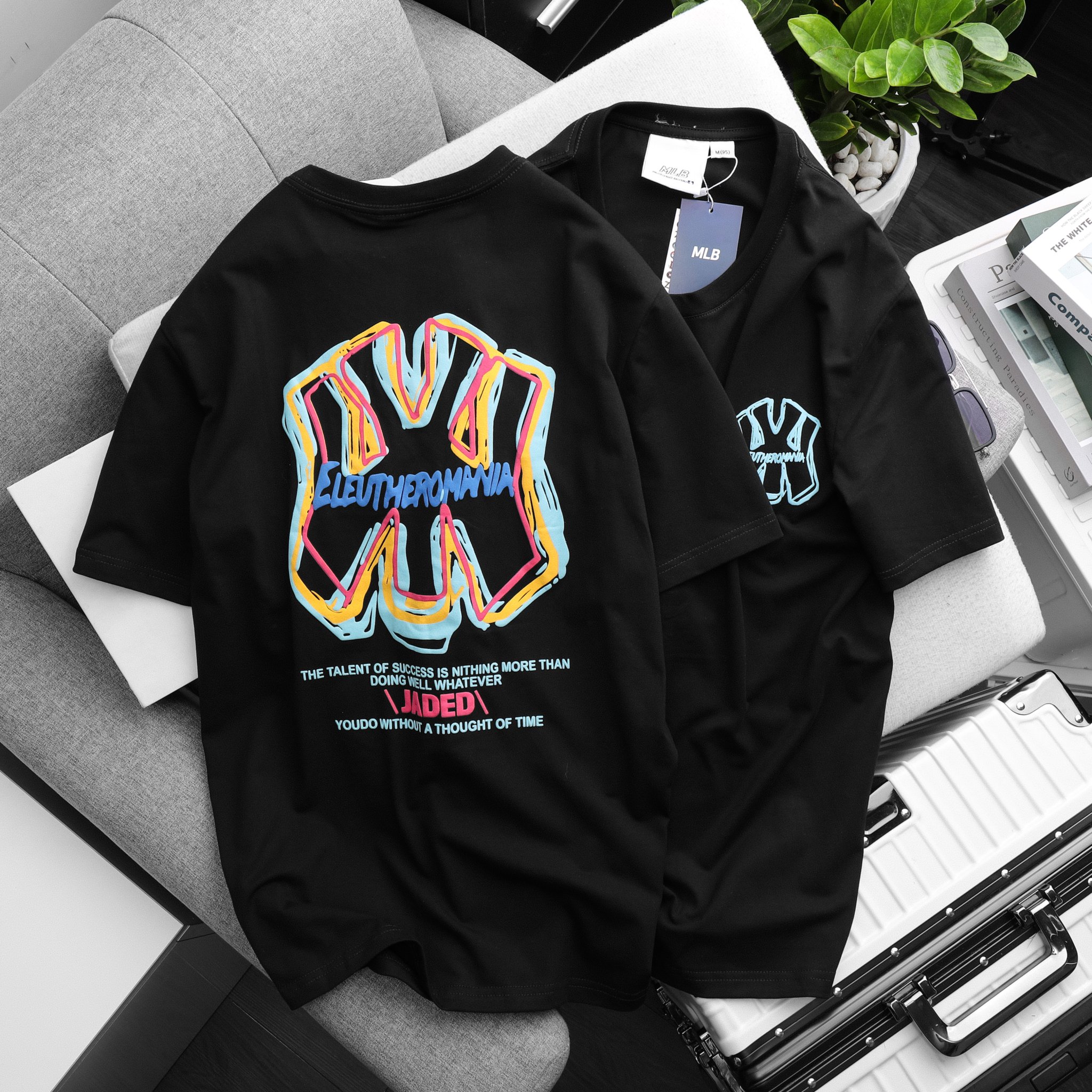 Áo varsity jacket MLB NY vải nỉ dày dặn phối tay daÁo bomber nỉ form rộng  nam nữ phong cách  Lazadavn