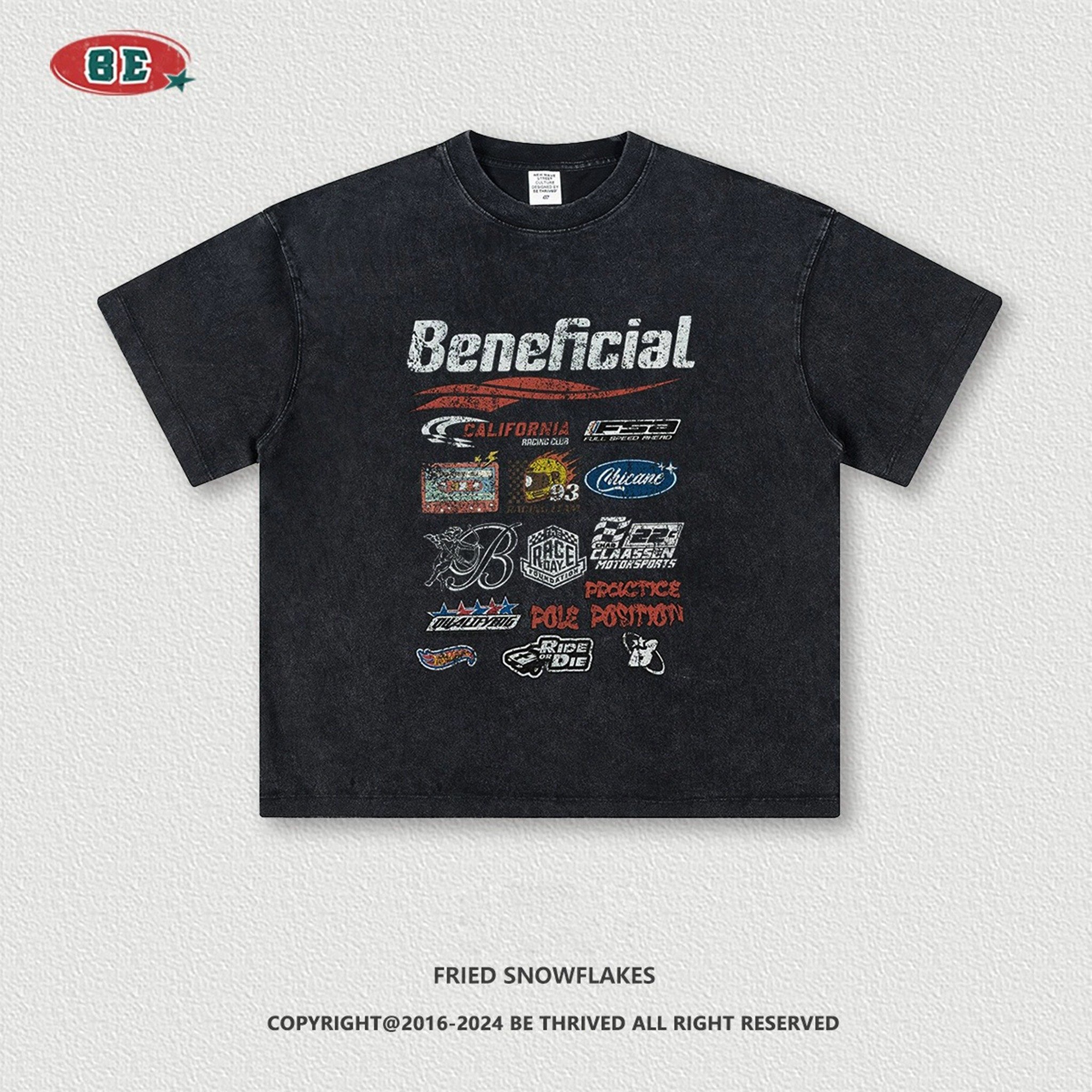 Be Thrived - Áo Phông Dáng Rộng Định Lượng 270G - 2025AP33