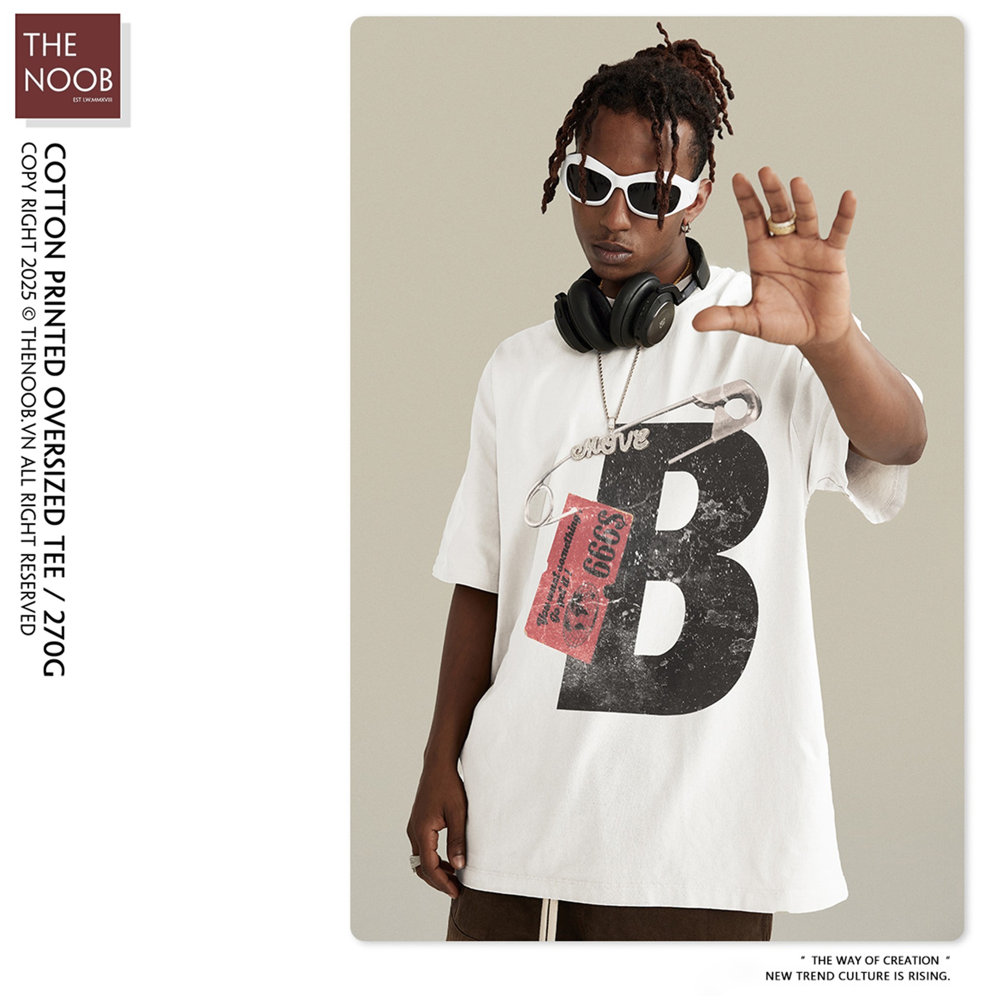 Be Thrived - Áo Phông Dáng Rộng Định Lượng 270G - 2025AP27