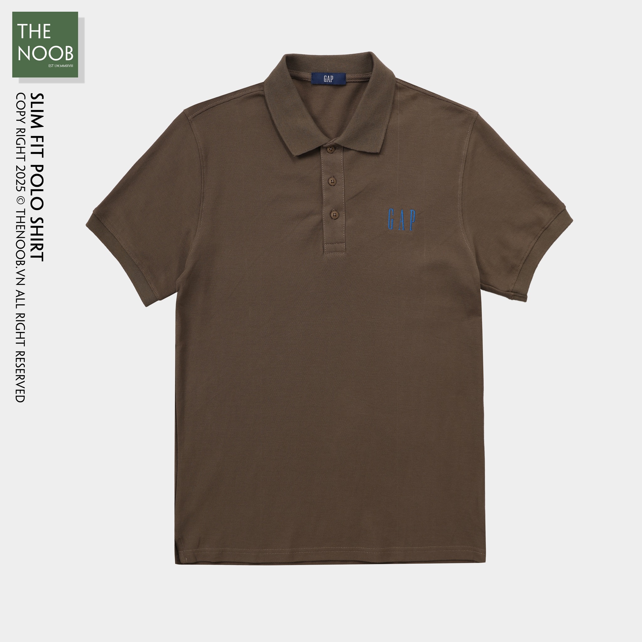 GAP - Áo Polo Cộc Tay Dáng Slim Fit - 2025AP61