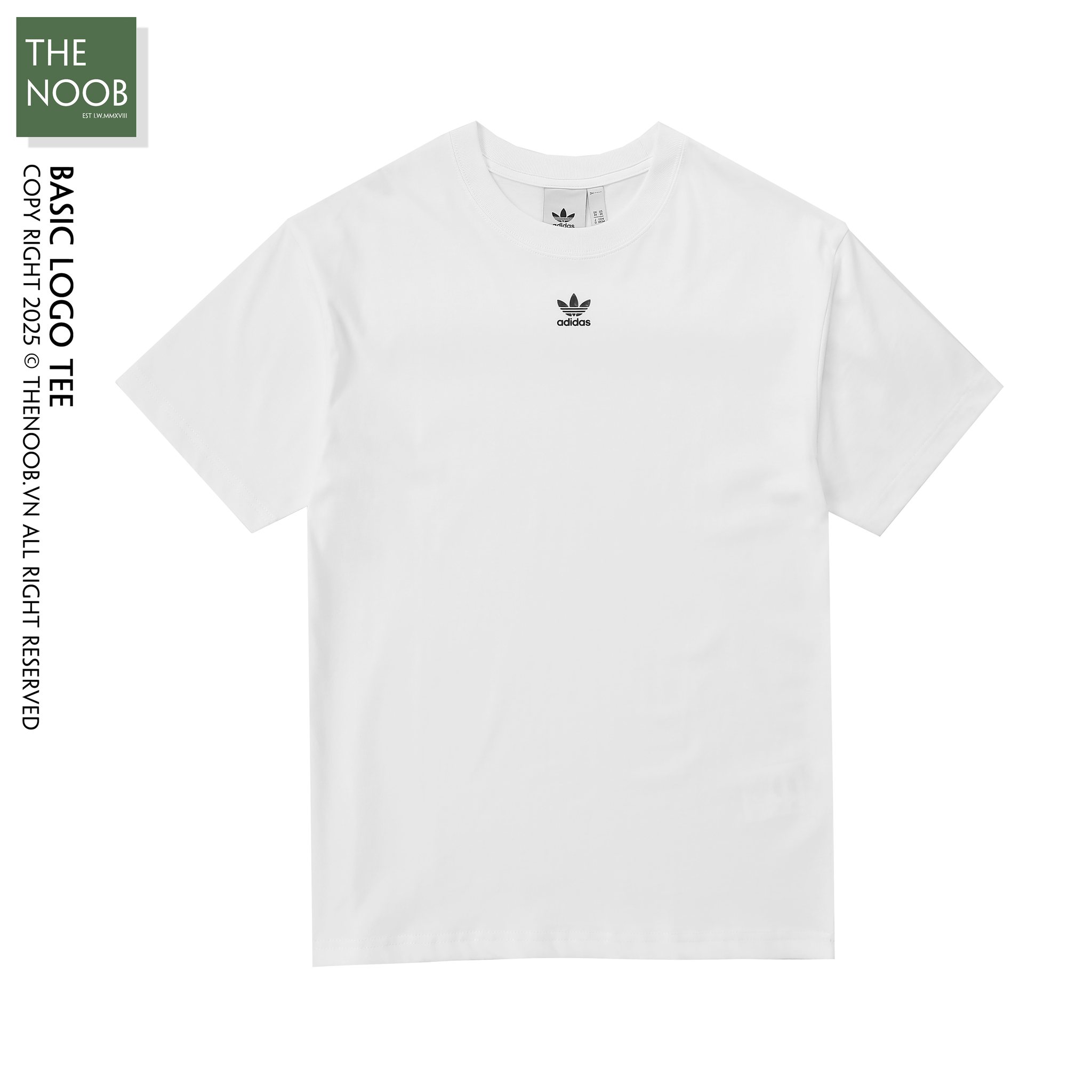 Das - Áo Font Cộc Tay Cổ Tròn Form Cơ Bản - 2025AP70