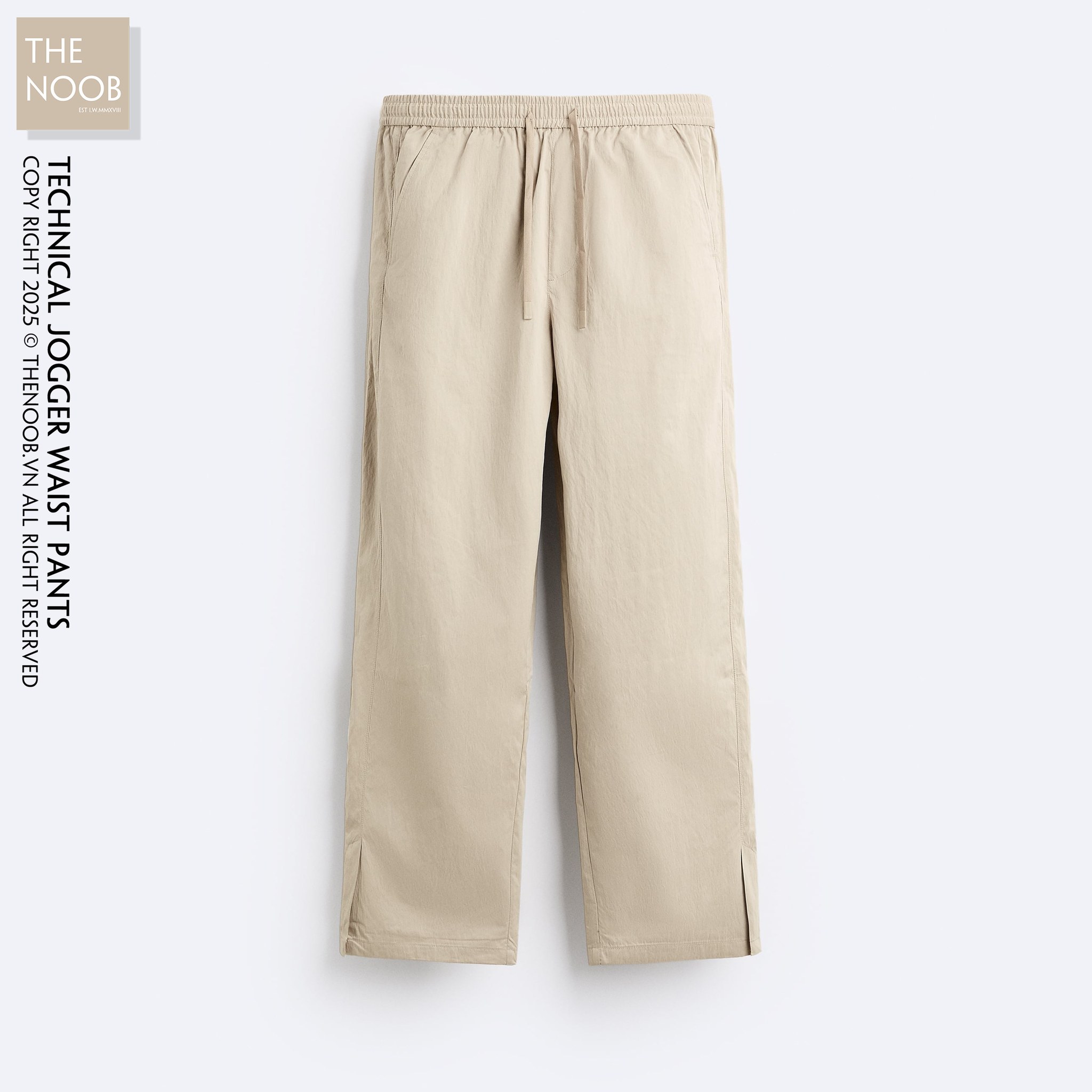 Z.R - Quần Jogger Gấu V-Cut Vải Technical - 2025QD29