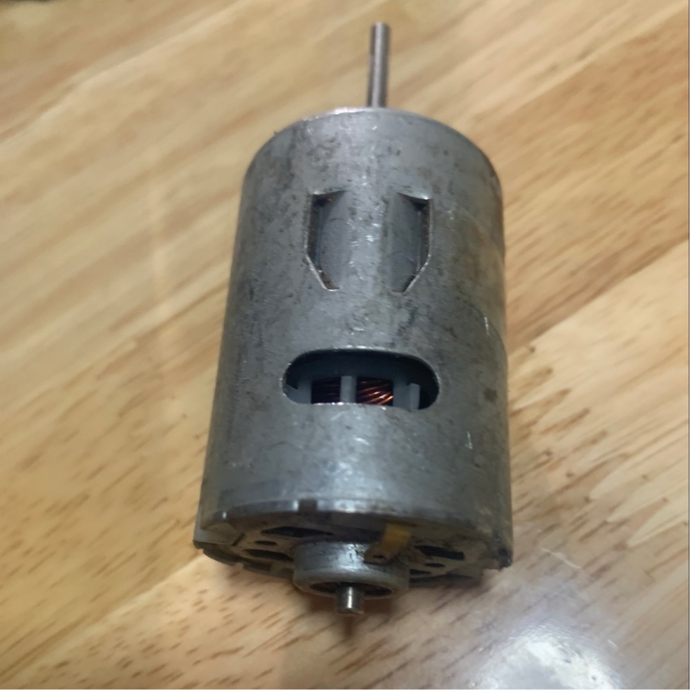 Động cơ DC motor 545 12V công suất lớn trục dài