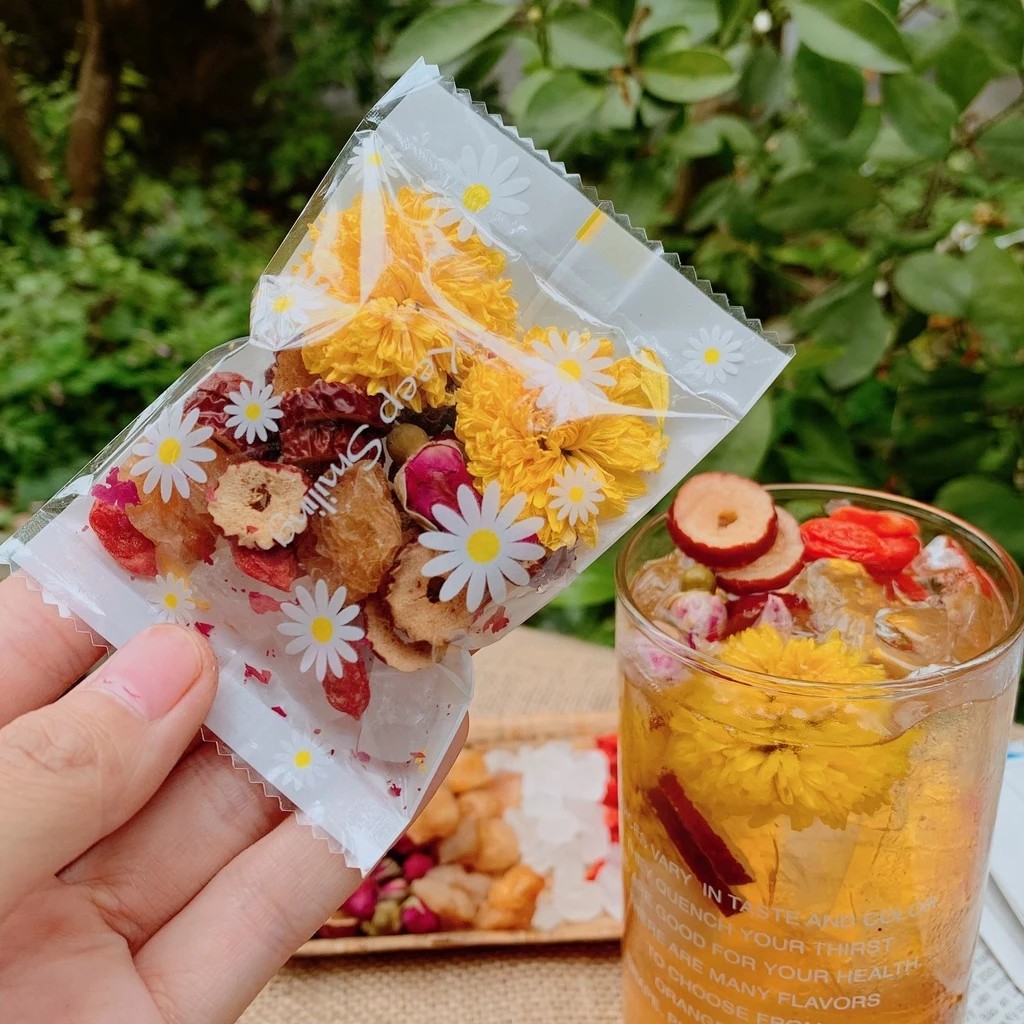 trà hoa cúc ngũ vị Thảo dược xanh số 1 JINDO