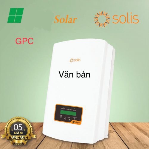 Thiết bị hòa lưới Inverter Solis-1P-3KW-4G