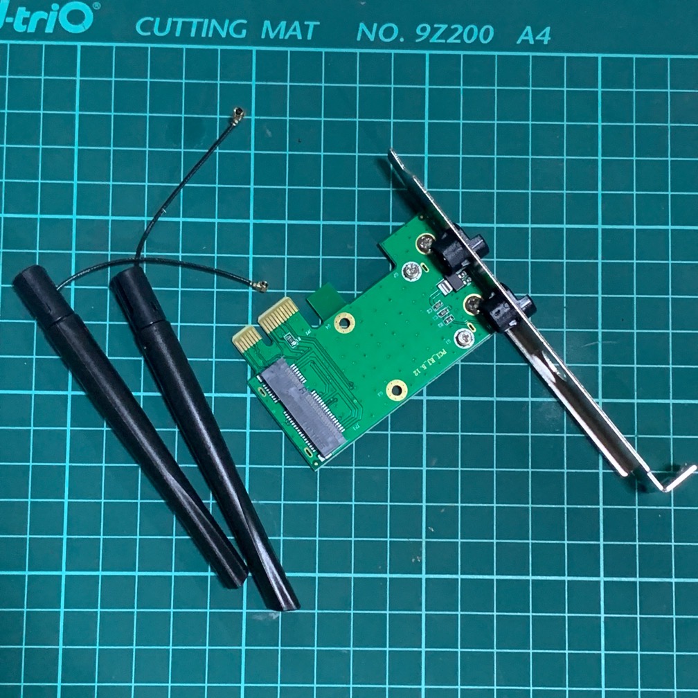 Bộ bắt sóng Wifi Mini Pci-E lắp cho máy tính bàn