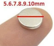 Nam châm thép trắng dày 1mm các loại