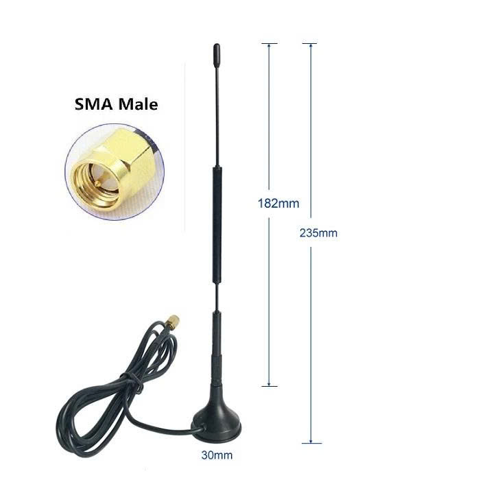 Anten Sóng 433Mhz 12dBi Đầu SMA Male