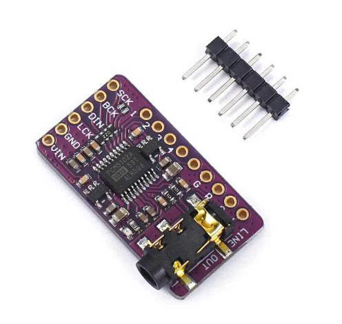 Bảng Mạch Giải Mã Âm Thanh I2S PCM5102A DAC GY-PCM5102 I2S Cho Raspberry Pi pHAT Format PCM5102