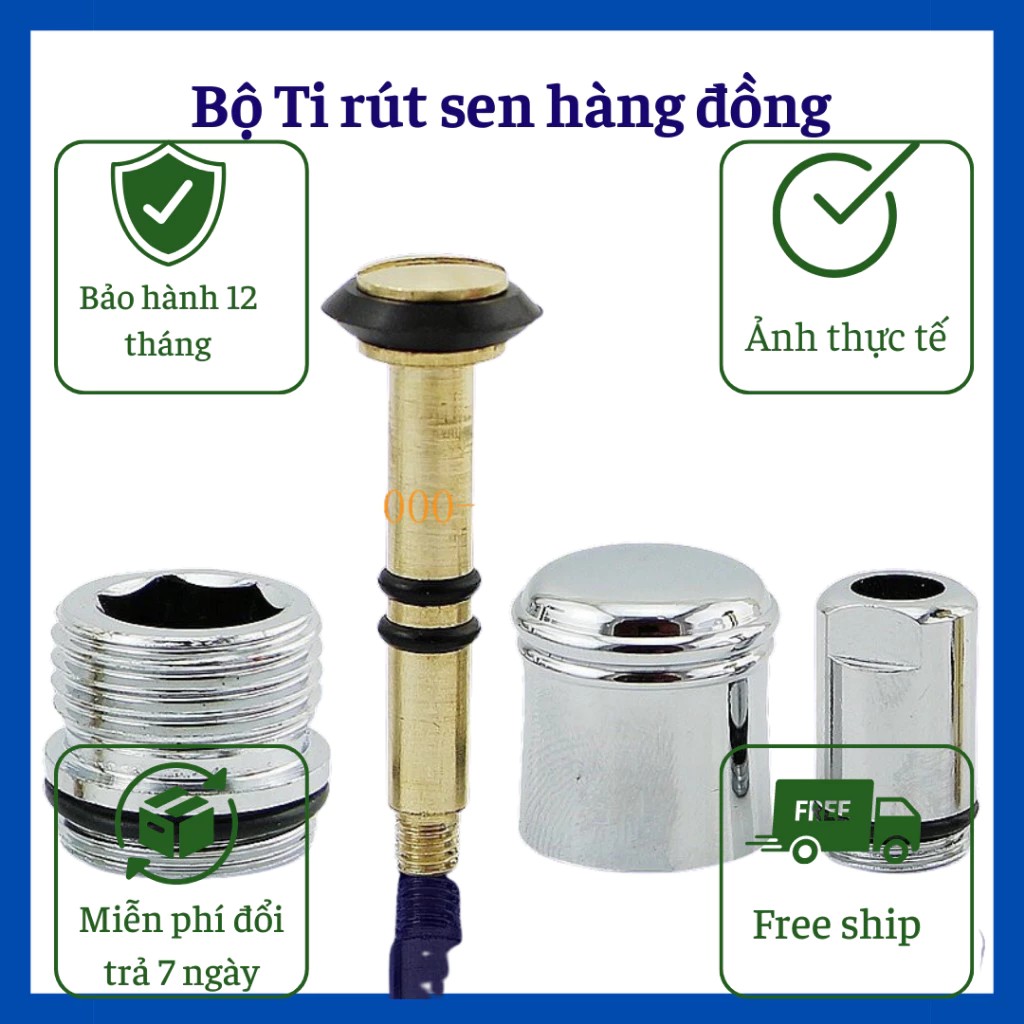 Bộ ti rút sen nóng lạnh