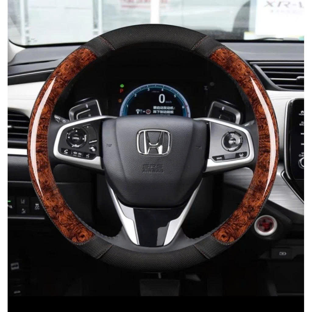 Bọc vô lăng sợi Carbon vân gỗ