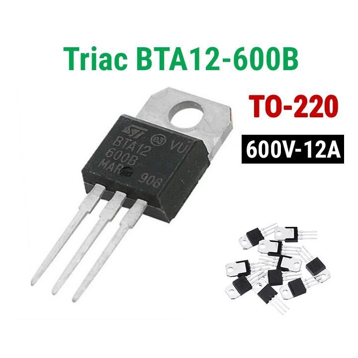 Triac BTA12 600B 12A 600V TO-220
