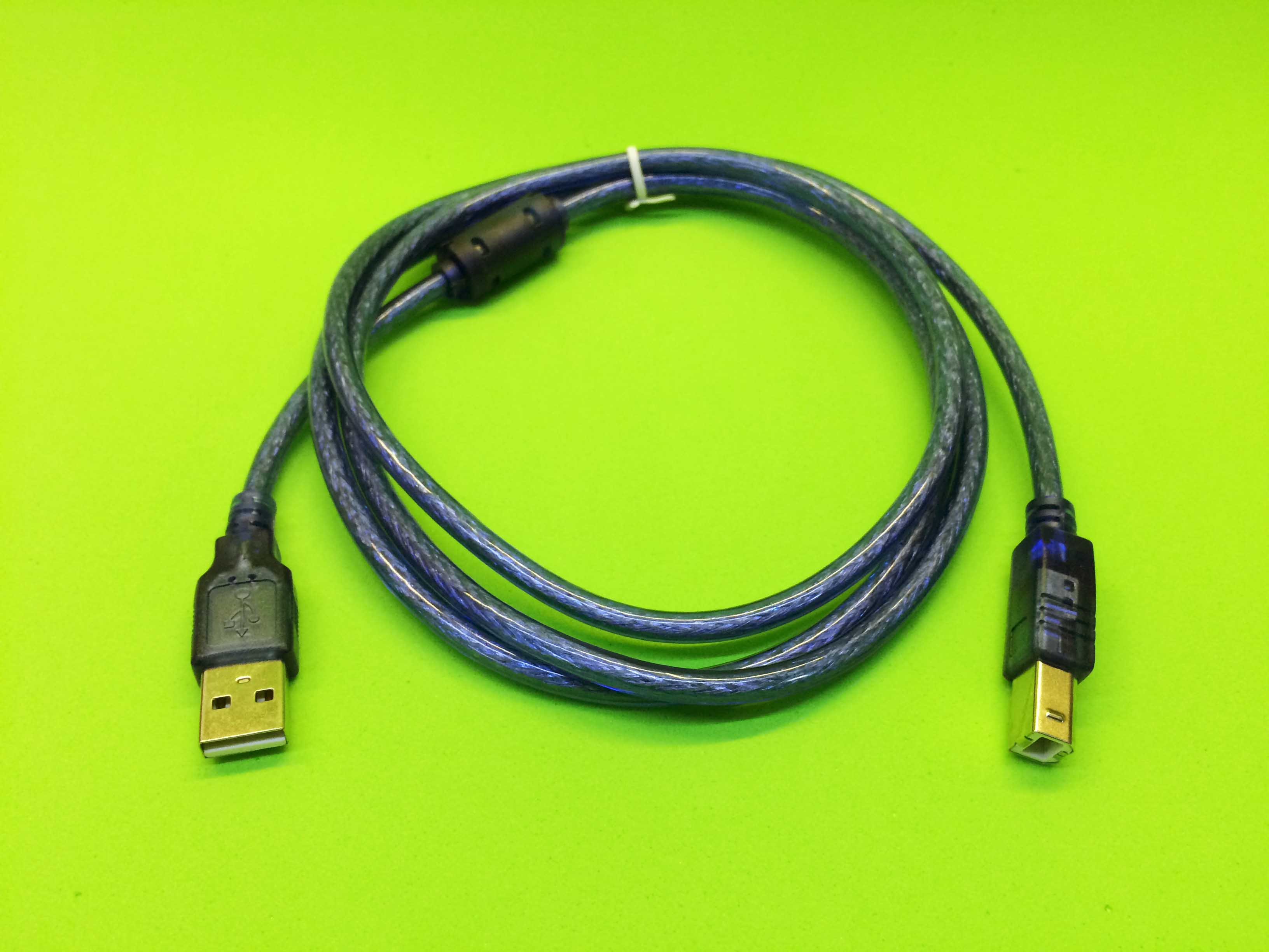 Cáp USB máy in 1.5m xanh