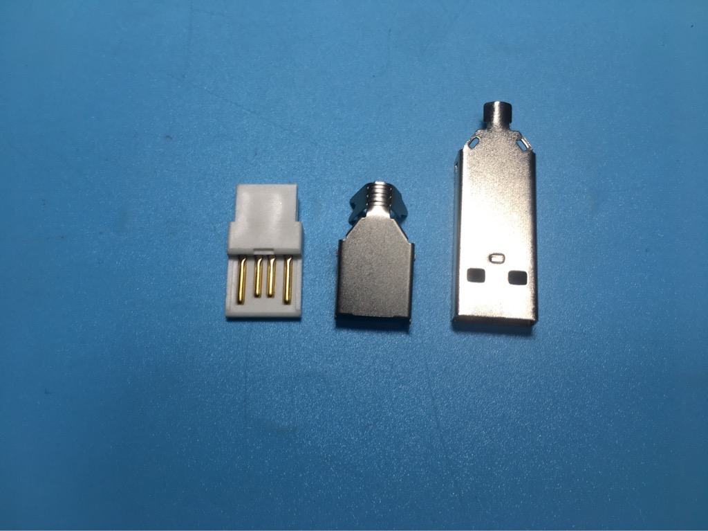 USB cái vỏ kim loại