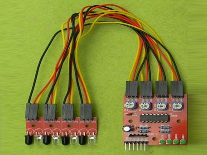 Cảm biến Dò Line 4 Đầu Độc Lập