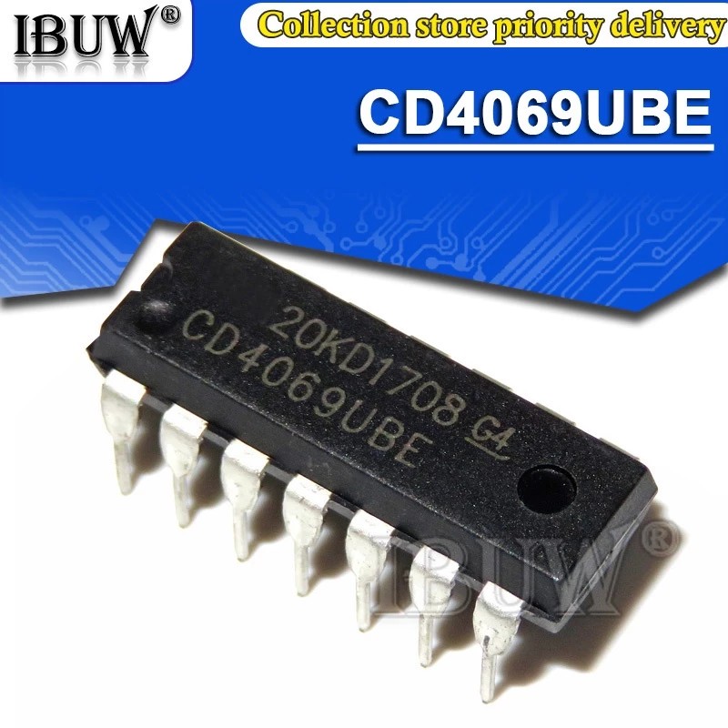 Chip Logic Cd4069Upe DIP14 CD4069 DIP-14 DIP