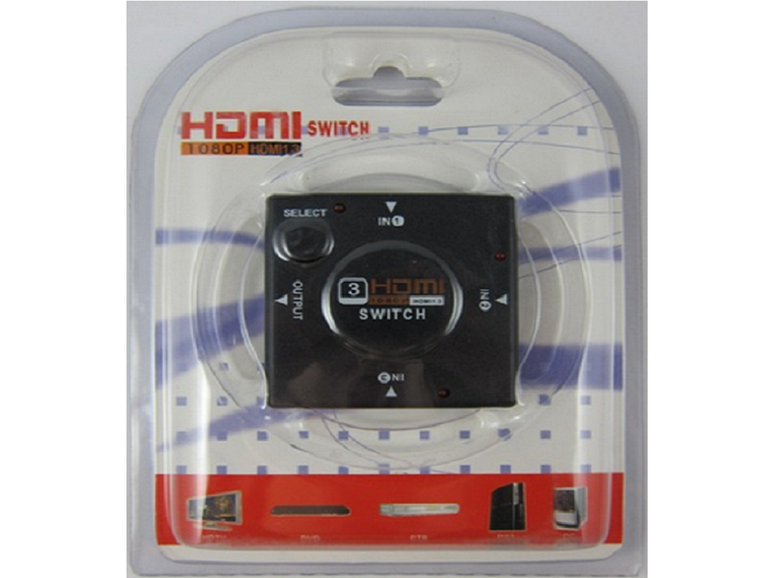 Công tắc chuyển 3 cáp HDMI vào- 1 cáp ra HDMI