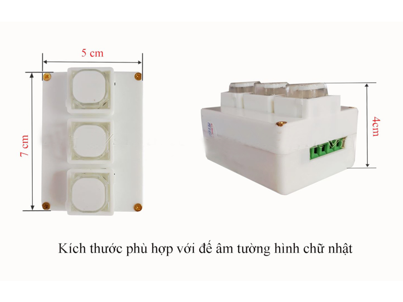 Công tắc điều khiển từ xa bằng sóng radio RC3S