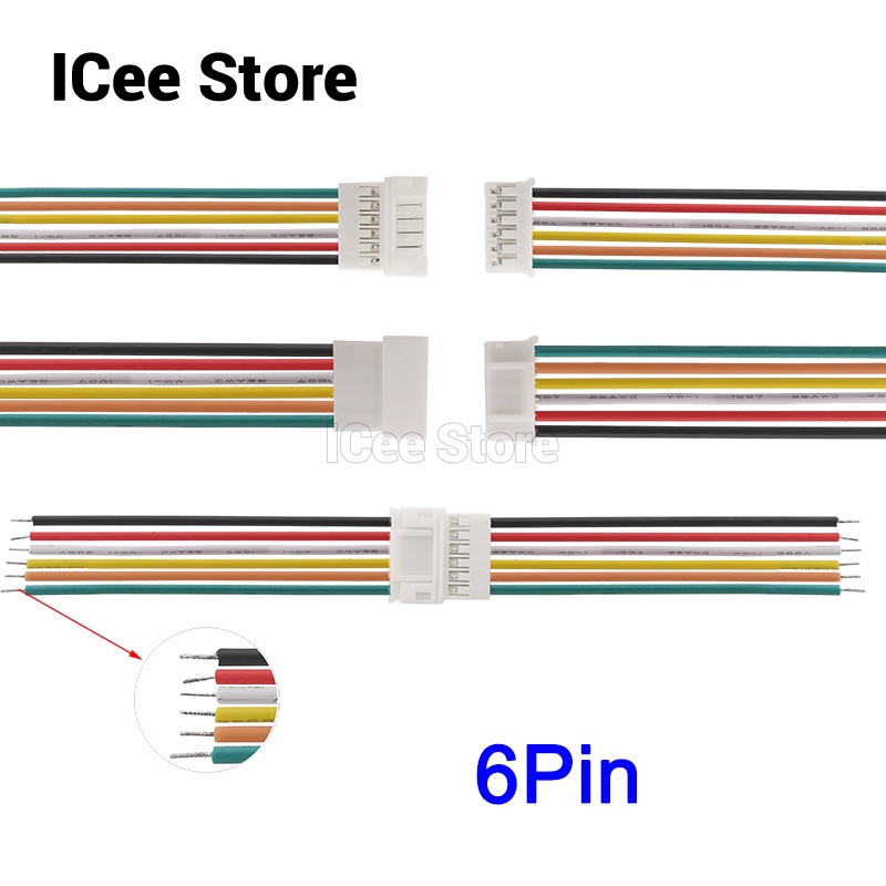 Đầu Nối Dây PH2.0 6P 20cm 26AWG