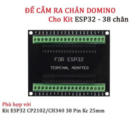 Đế ra chân Domino cho ESP32 38Pin