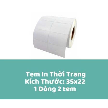Decal Tem Dán Quần Áo 2 tem 35x22mm