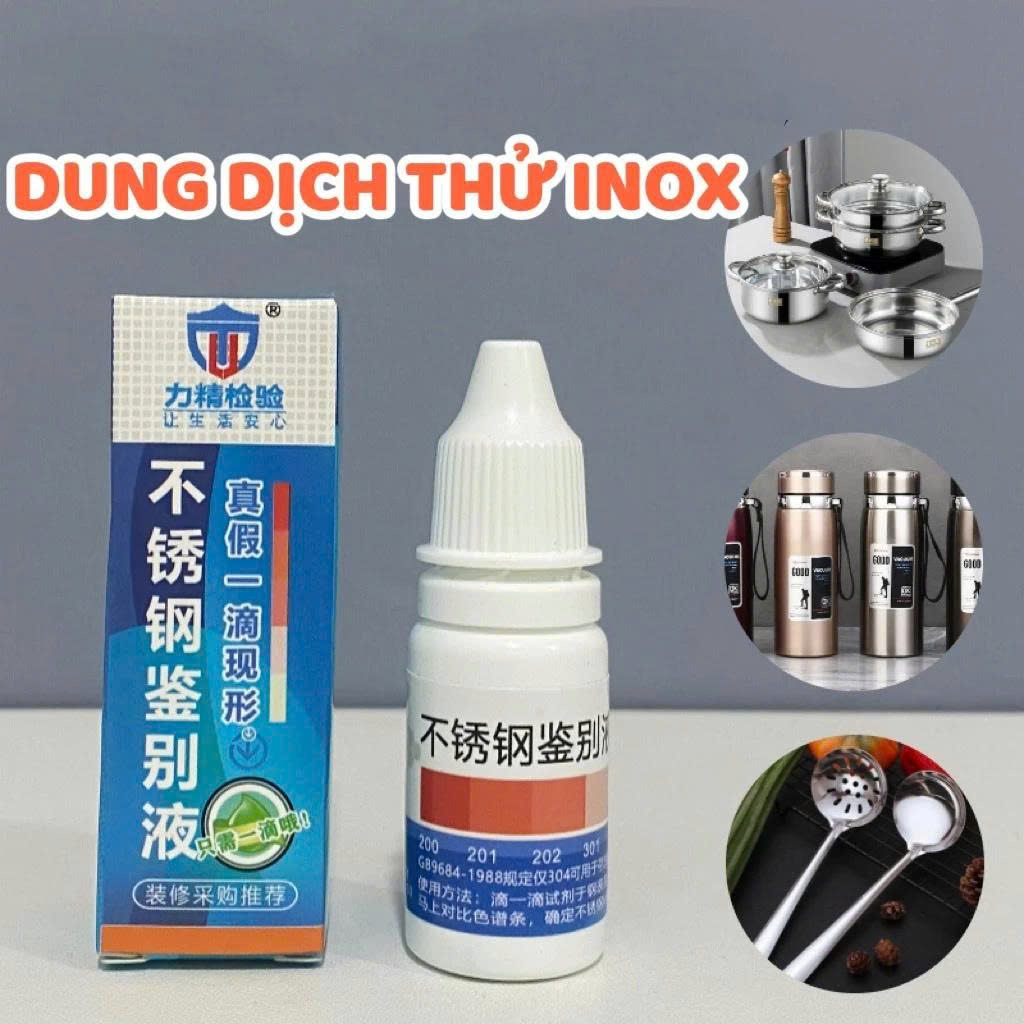 Dung dịch thử inox 304, 316 và các loại inox thông thường phân biệt các loại inox