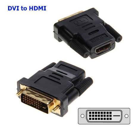 Đầu Chuyển DVI Chuẩn 24+1 Sang HDMI