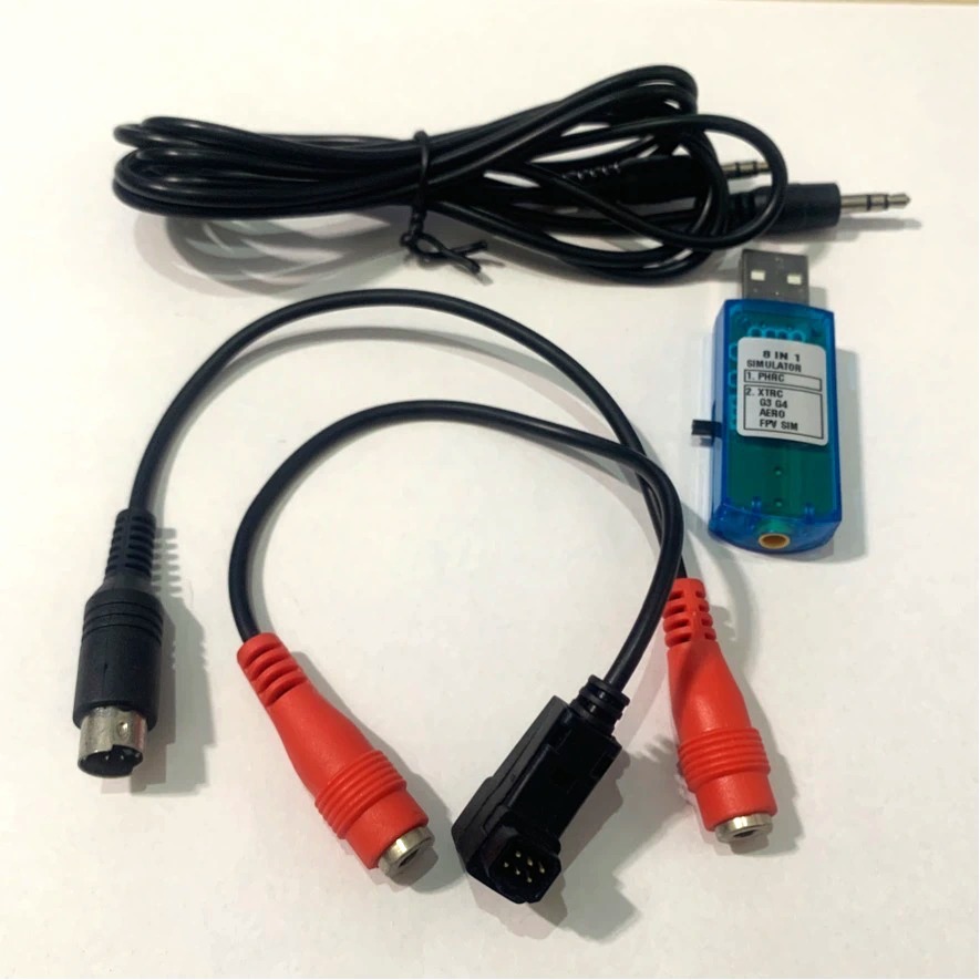 Bộ Sim tập bay 8 in 1 giả lập máy bay với tay khiển từ xa