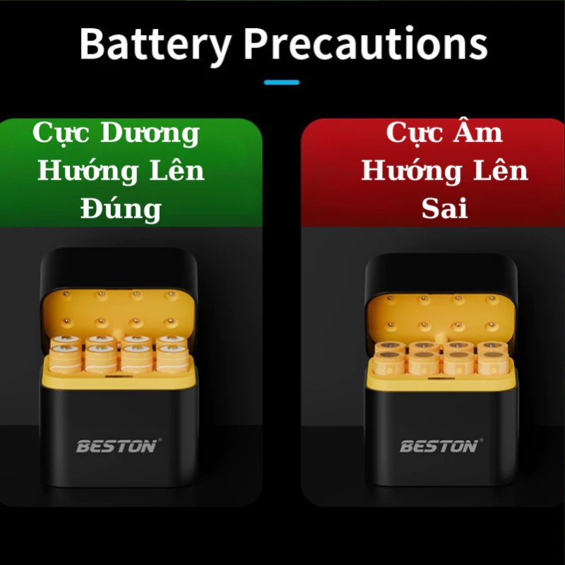 Hộp 4 pin BESTON