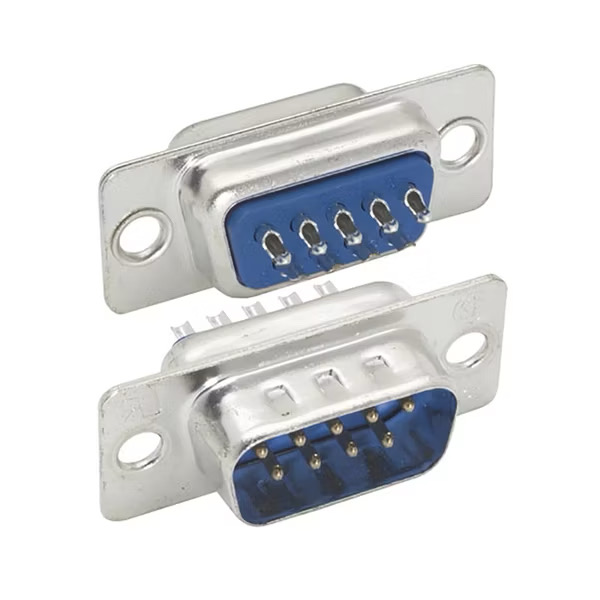Đầu nối DB9 Cổng nối tiếp RS232 đực chân hàn