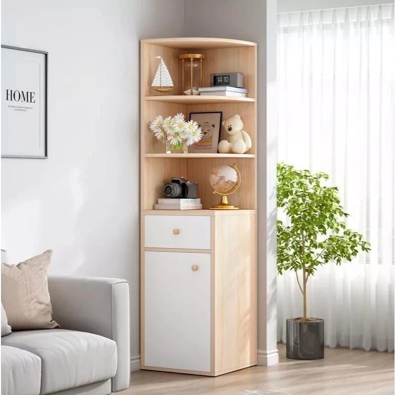 Kệ Góc Tường Có Ngăn Tủ 40 x 40 x 160