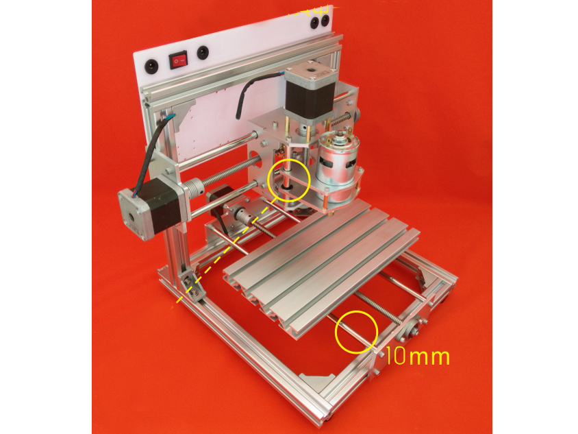 Máy phay khắc CNC khổ 13 x 10 cm