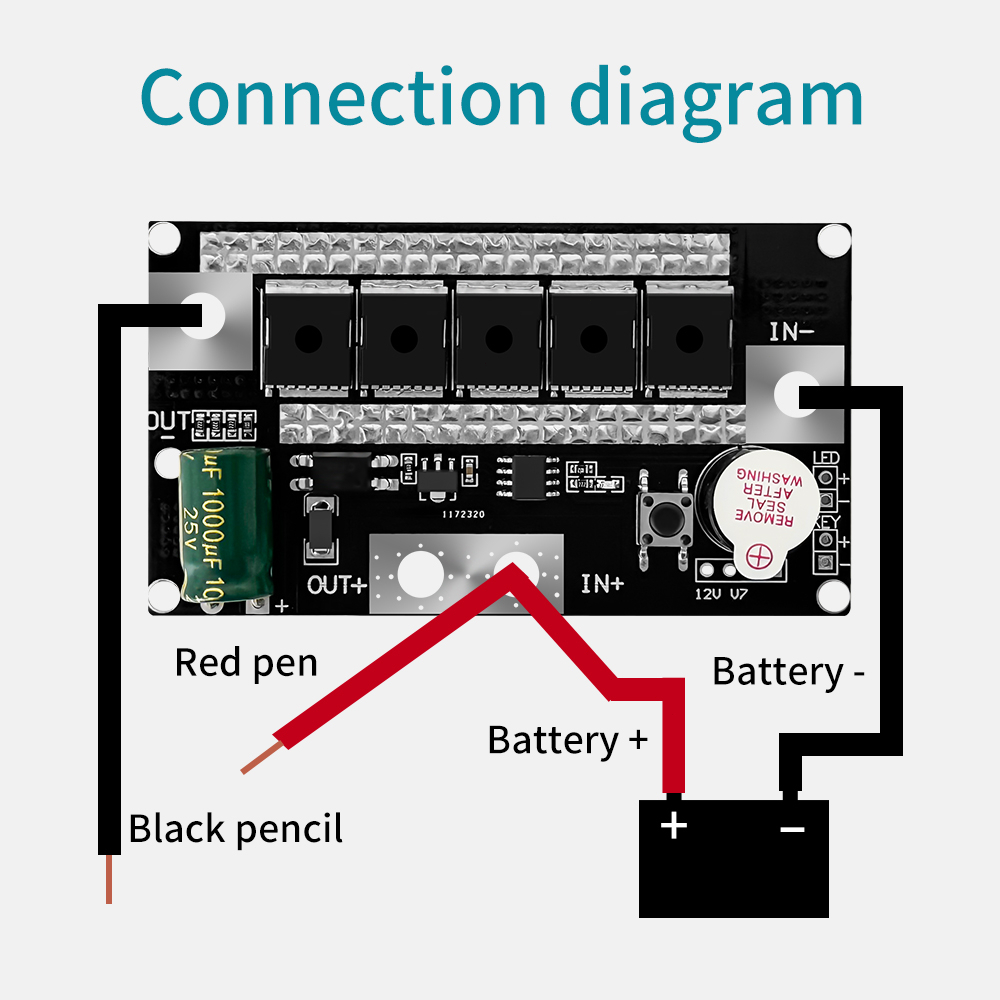 Mạch hàn điểm chập cell pin