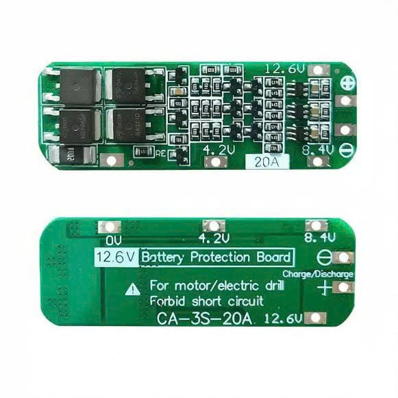 Mạch Sạc Pin 3S 12V-20A Sạc cân bằng và bảo vệ pin 18650 / Li-ion 3.7v