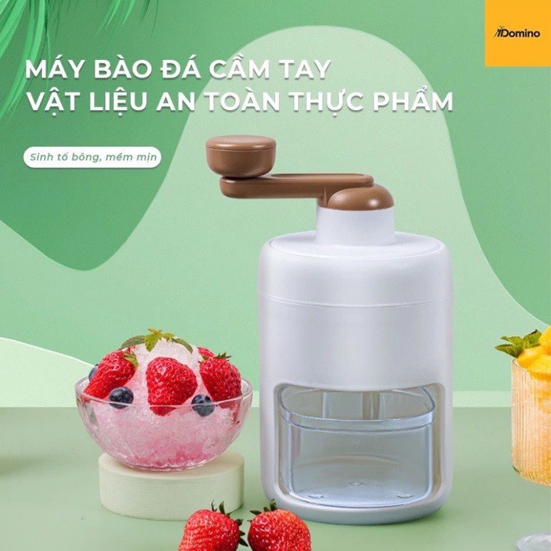 Máy Bào Đá Mini Xay-Đá Tuyết Quay Bằng Tay Đa Năng