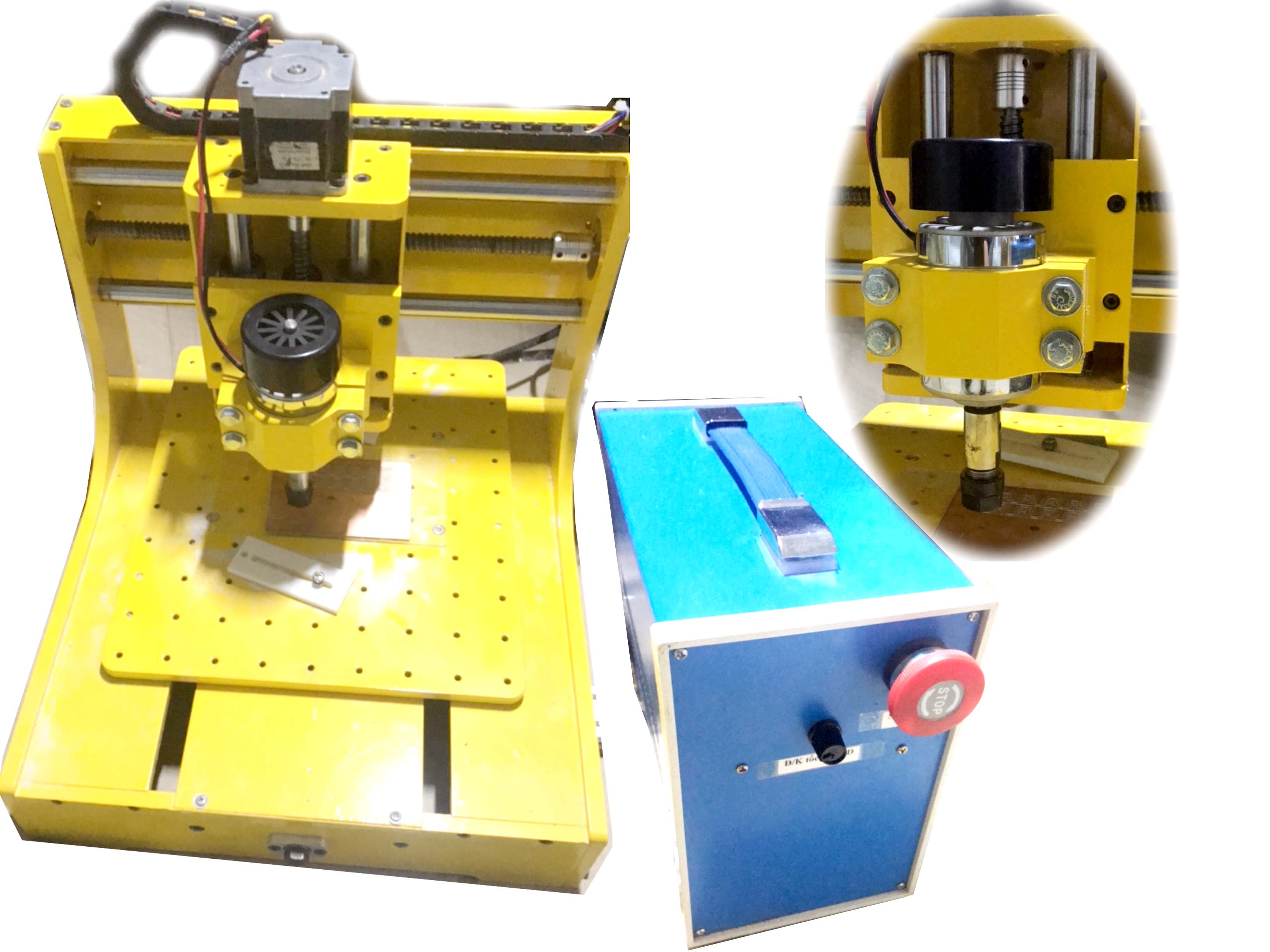 Máy phay khắc CNC 3D Mach3 khổ 20x20 cm