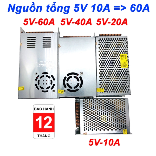 Nguồn tổ ong 5V 10A