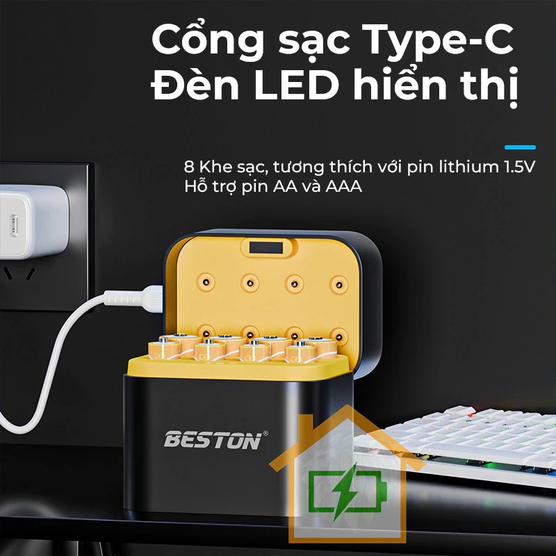 Pin sạc 1.5V 3600mW, sạc M7037