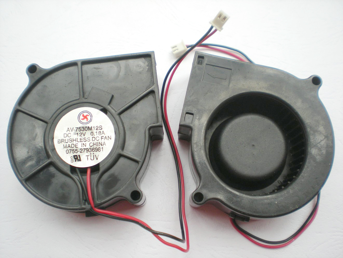 Quạt DC 12V hình ốc - Cũ