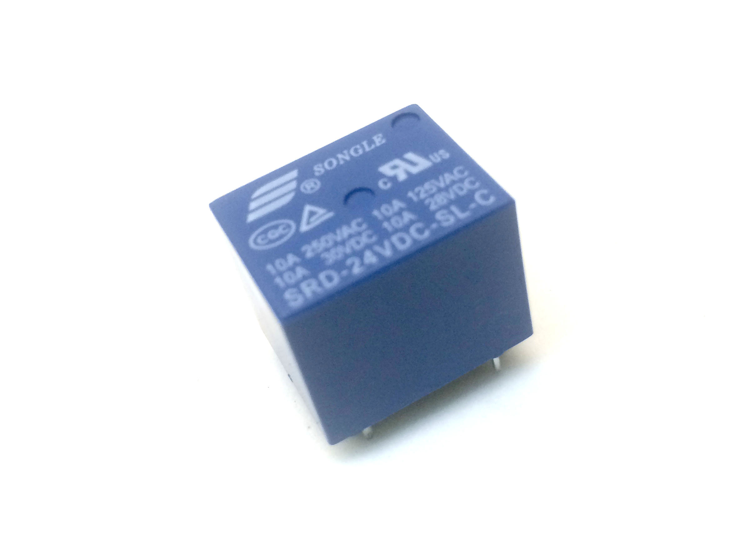 Relay 24V-10A 5 chân xanh